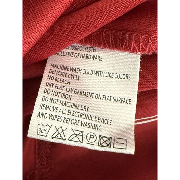 SCOTTeVEST XL Shirt Men Red Pullover TEC Performance Activewear Breathable Long - Picture 15 of 15